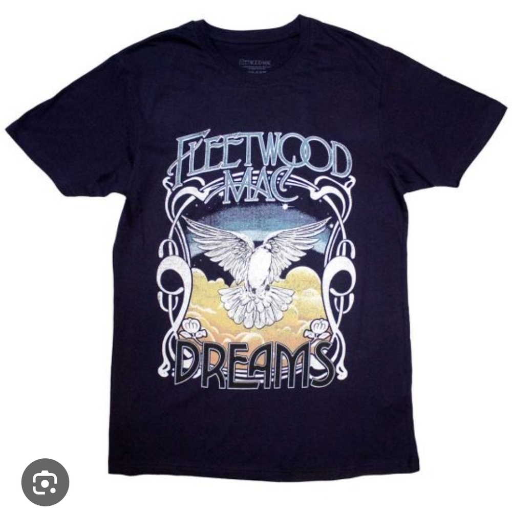 Fleetwood Mac Dreams Navy Graphic T-Shirt